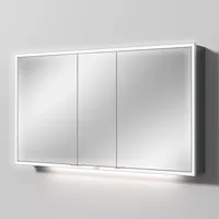 Sanipa Reflection Melamin-Spiegelschrank „Milo“ 130 mit 3 Türen AU03743,