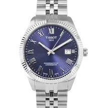 TISSOT Ballade 39mm T156.408.11.043.00 Herrenuhr Powermatic 80 COSC Blau