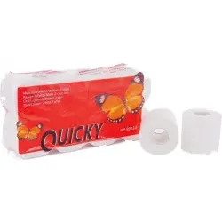 Toilettenpapier, Tissue, 2-lagig, weiß HP-99034 , 1 Packung = 8 Rollen à 250 Blatt