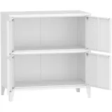 [en.casa] Hamina Aktenschrank 80 x 40 x 82 cm Weiß