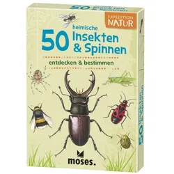 Moses Expedition Natur - 50 heimische Insekten & Spinnen