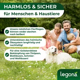 LEGO Florfliegenlarven gegen Blattläuse und Thripse 5 Träger à 2 Lieferungen