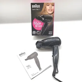 Braun Satin Hair 1 schwarz