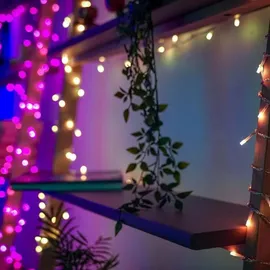 Twinkly Strings Multi Color LED Lichterkette 100x RGB, (TWS-100STP-BEU)