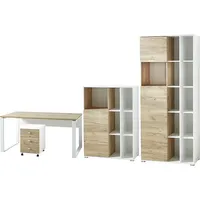 Germania Büromöbel-Set GW-Lioni, (Set, 4 tlg.), weiß