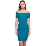 URBAN CLASSICS Shirtkleid Blau/Grün 4XL