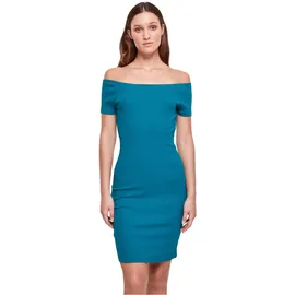 URBAN CLASSICS Shirtkleid Blau/Grün 4XL