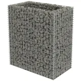 vidaXL Gabionen-Hochbeet Verzinkter Stahl 90×50×100 cm