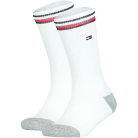 Tommy Hilfiger Iconic Kids' Sports Socken 2er Pack Weiß 39-42