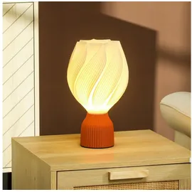 Homcom Tischlampe Weiß