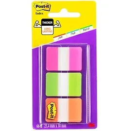 Post-it Index Strong Haftmarker farbsortiert 3x 22 Streifen