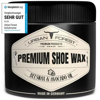 Urban Forest Urban-Forest Schuhcreme Schuhwachs farblos, mit Bienenwachs und Avocado-Öl 250ml