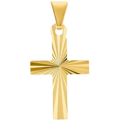 Ketten-Anhänger AMOR "2013409", gold (gelbgoldfarben), Schmuckanhänger, Damen, Gelbgold 375, 0,27 g, Made in Germany