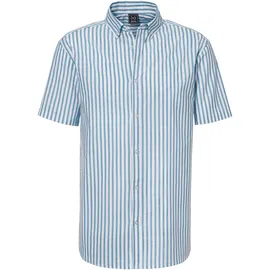 John Devin Kurzarmhemd Regular Fit Blau XL