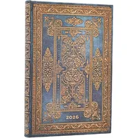 Paperblanks ltd. 12-Monatskalender. 2026 Blue Luxe Mini Horizontal