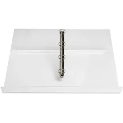 Exacompta 81458D Tisch-Lesepult A3 mit Ringmechanik - Kristall