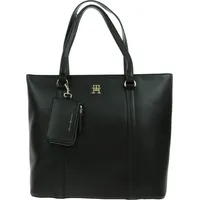 Tommy Hilfiger TH Monogram Plaque Tote black
