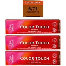 Wella Color Touch Deep Browns 6/71 dunkelblond braun-asch 60 ml