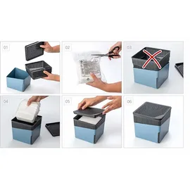 Wenko Cube 500 g mit Orangenduft, & Orange