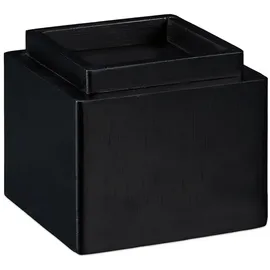 Relaxdays Möbelerhöher 4er Set, in versch. Farben Schwarz