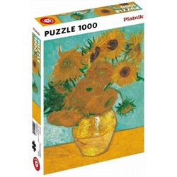 Piatnik Puzzle 5617 Vincent van Gogh Sonnenblumen 1000 Teile, Puzzleteile bunt