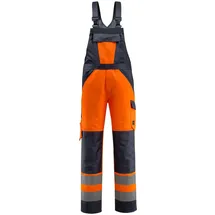 Mascot Gosford Latzhose Größe 76C50, hi-vis orange/schwarzblau