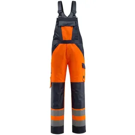 Mascot Gosford Latzhose Größe 76C50, hi-vis orange/schwarzblau
