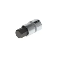 Gedore red Schraubendrehereinsatz Bit 6-kant, SW 17 mm, 1/2'' 12,5 mm, Schraubenziehereinsatz, Werkzeug, R62551710, Stahl