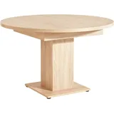 Mäusbacher Esstisch rund ausziehbar eiche sägerau 104 cm Sale