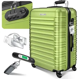 Kesser Reisekoffer 4-Rollen 75 cm / 120 l hellgrün/beige