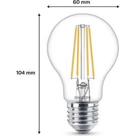 Philips LED-Birne 60 W E27 warmweiß 6 St.