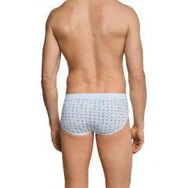 SCHIESSER Slip kariert blau/hellblau/schwarz L 2er Pack