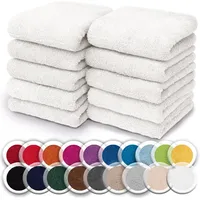 NatureMark Waschhandschuh 30 x 30 cm weiß 10 St.