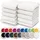 NatureMark Waschhandschuh 30 x 30 cm weiß 10 St.