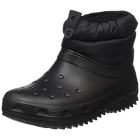 Crocs Damen Classic Neo Puff Shorty Boot W Snow, Schwarz, 34/35 EU