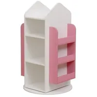 Home Deluxe - Kinderregal juna - 60 x 60 cm, Farbe: Pink Spielzeugregal Kinderbücherregal Kinderzimmerregal