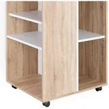 Vicco Sonoma Rollcontainer 59,4 x 52,6 x 72 braun