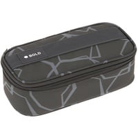 Lässig Bold Schlampermäppchen Stiftemäppchen Schule/School Spacy Pencil Case Bold Edges Grey