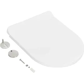 vidaXL Toilettensitz mit Absenkautomatik und Quick-Release Weiß