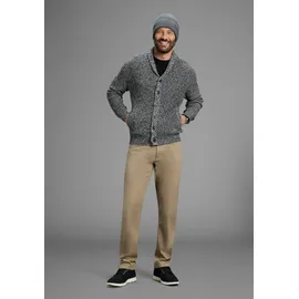 MAN'S WORLD Strickjacke in schwarz melange, | Gr.: XXL