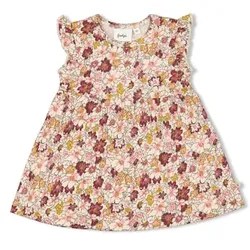 Feetje Kleid Wild Flowers Roze, 74