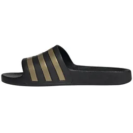 adidas Adilette Aqua Core Black / Gold Metallic / Core Black 40 1/2