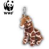 WWF Kuscheltier Plüschanhänger Giraffe (10cm) beige