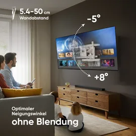 ONKRON TV-Wandhalterung M6L-W, weiß, M6L