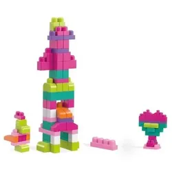 MEGA BRANDS DCH54 MEGA BLOKS Bausteine-Beutel pink (60 Teile)