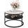 lookway Couchtisch Lookway Schwarz Marmor 70 x 49 cm