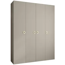 abiks möbel Drehtürenschrank COMO 190 x 245,5 x 50 cm Gold