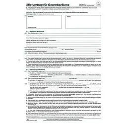 Rnk Verlag RNK Mietvertrag 598 Gewerberaum DIN A4 5Blatt
