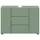 xonox.home Waschbeckenunterschrank Vira 82 x 56 x 34 cm Grün/Schwarz