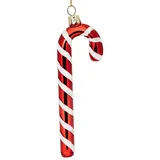 SIKORA Zuckerstange besondere Weihnachtskugel Glas Christbaumschmuck Deko Figur Weihnachten Anhänger Ornament - Trend Line - BS562